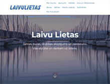 Tablet Screenshot of laivulietas.lv